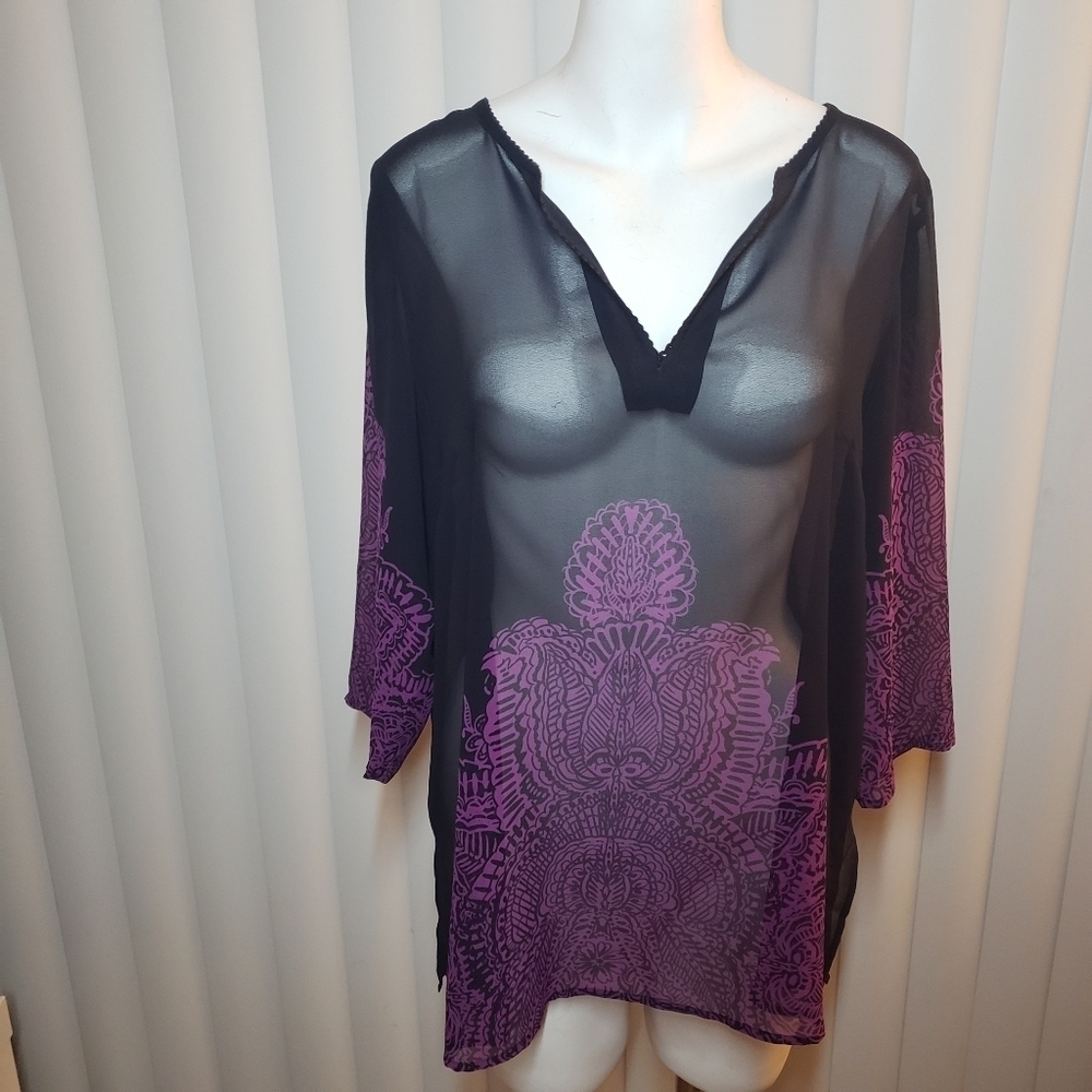 Ann taylor tunic blouse - Picture 5 of 7